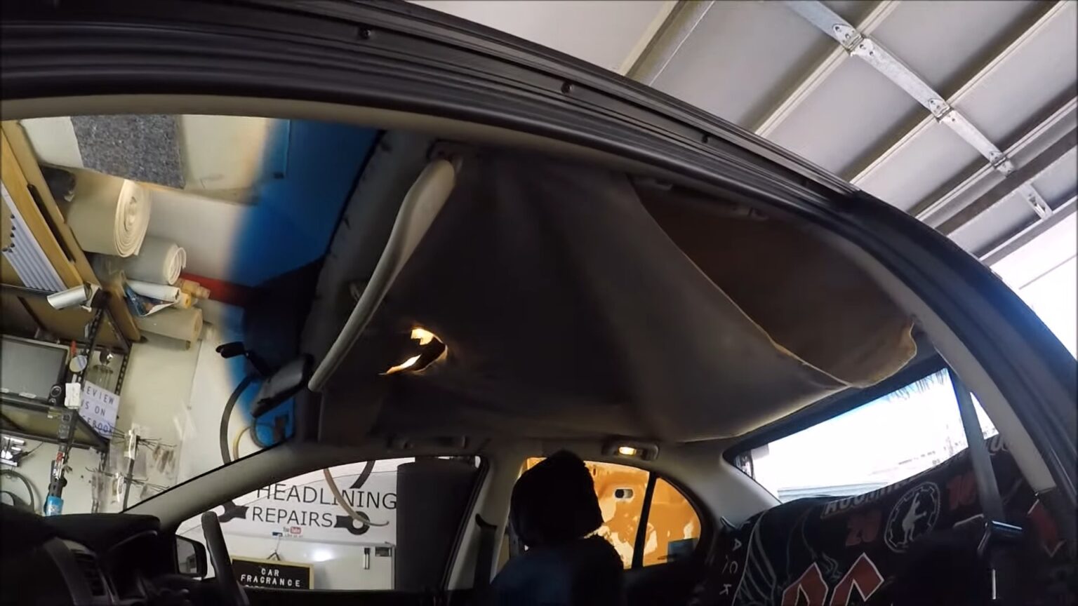 How to Fix Car Roof Lining without Removing It Smartest Solution