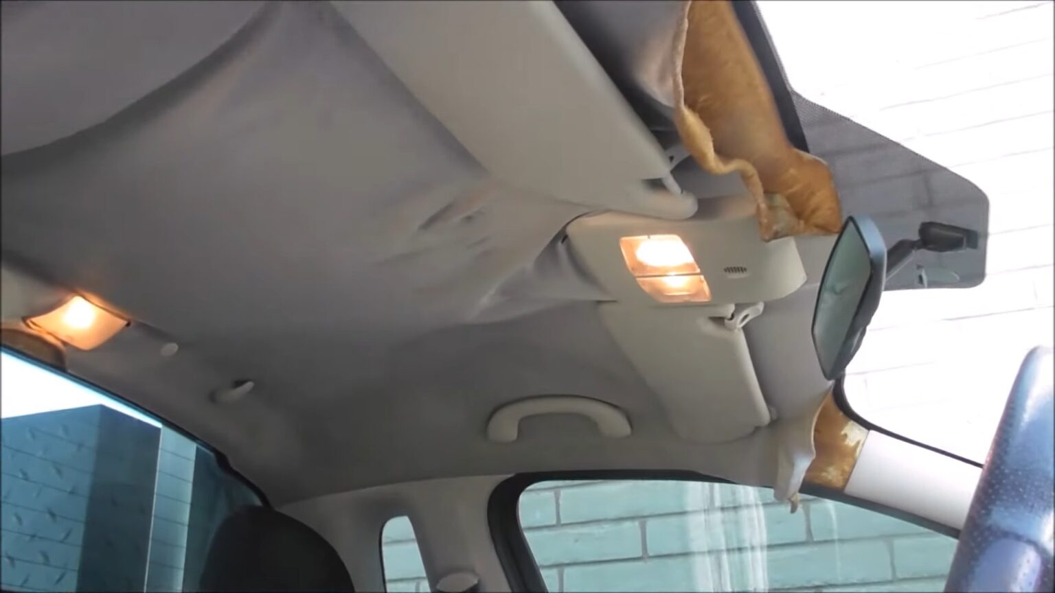 How to Fix Car Roof Lining without Removing It Smartest Solution