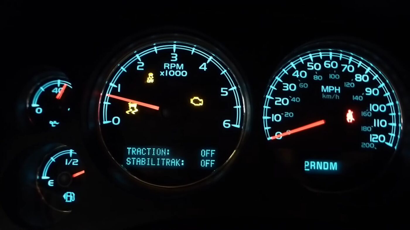 Stabilitrak And Traction Control Light On