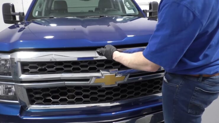 Blue Chevy Silverado