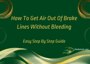 Tips How To Get Air Out Of Brake Lines Without Bleeding - Easy Step By Step Guide