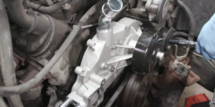 Water Pump on a Chevy 5.3 Liter Vortec V8 Engine