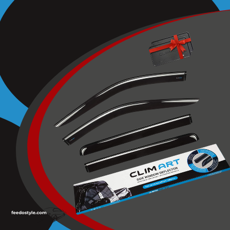 CLIM ART Rain Guards for Chevrolet (Chevy) Silverado_GMC Sierra 2019-2021